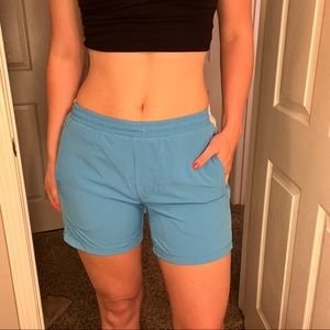 Birddogs athletic shorts. Blue/gray. With spandex under shorts